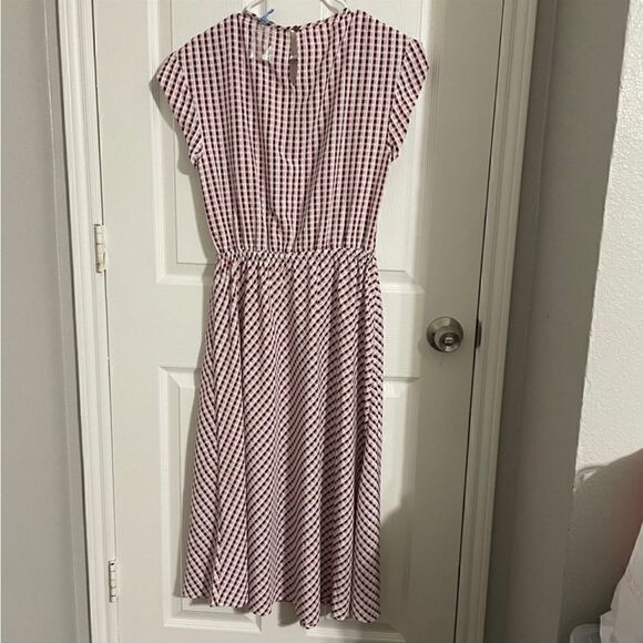 Draper James Gingham Keyhole Midi Dress NWT - Picture 7 of 15